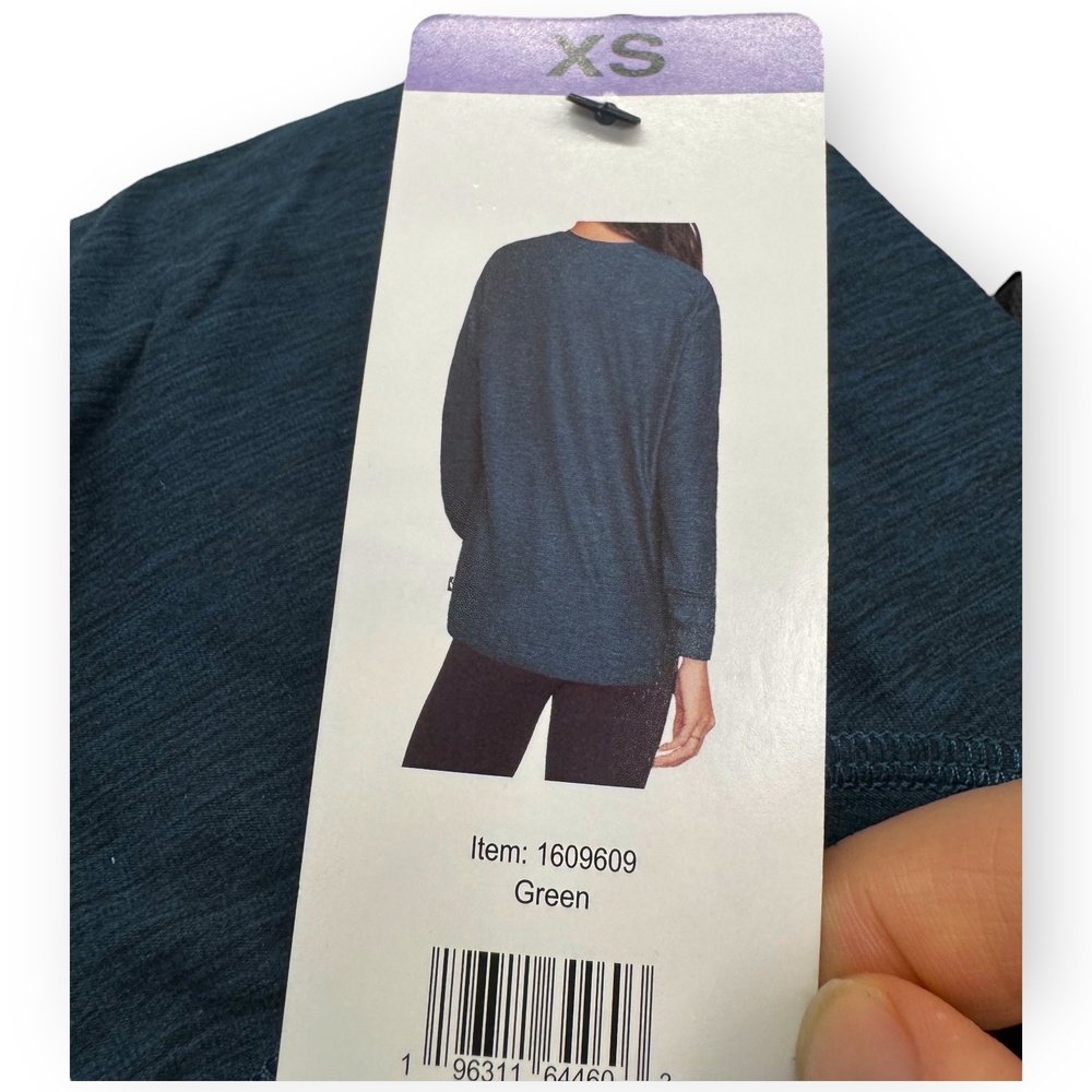 NWT Skechers GoWalk Women’s Brushed Long Sleeve Tunic XS Green (Reflecting Pond) - Picture 4 of 6